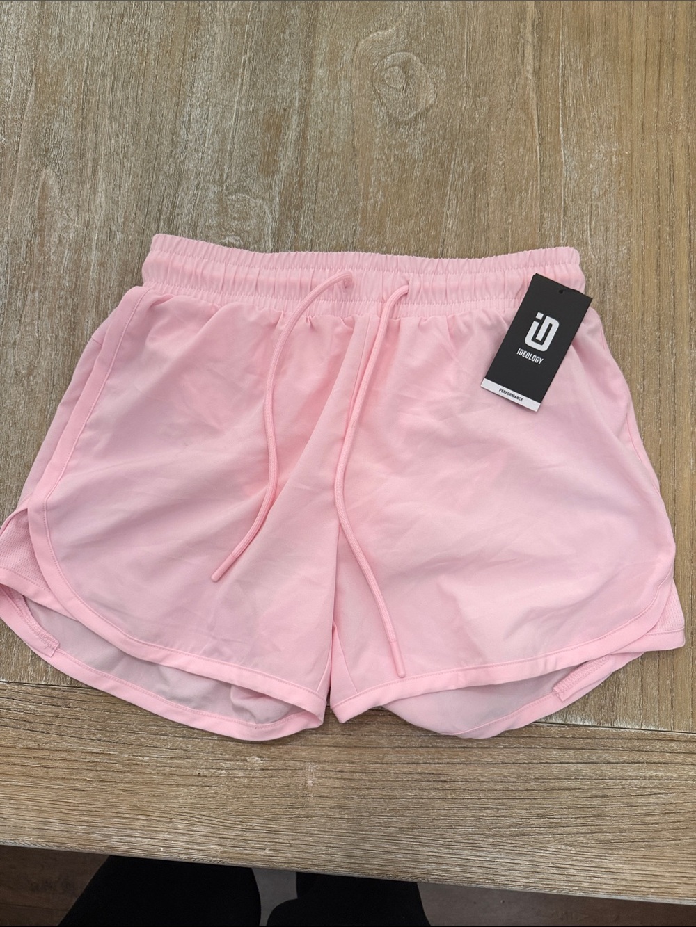Ideology Light Pink Women's Athletic Shorts